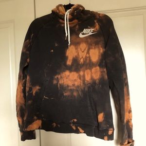 Nike hoodie *custom bleach*